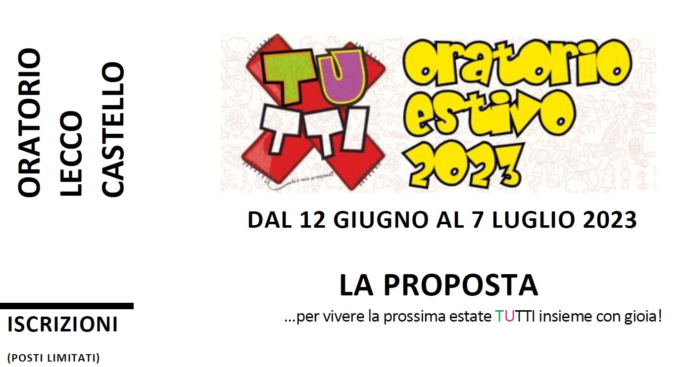 Oratorio Estivo 2023